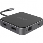 ACER 7-in-1 USB 4 dongle juhtmega USB4 must, hbedane