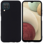 Mocco Ultra huke Soft Matte 0,3 mm silikoonkatte Samsung Galaxy A12 / M12 musta vrvi