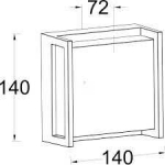 LUTEC QUBO 5195401118 8W LED