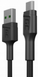 GREEN CELL GC PowerStream Ultra Charge kiiretoitus USB-A mees - Micro USB mees kabel 30cm