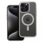 COLOR EDGE MAG COVER case compatible with MagSafe for IPHONE 15 Pro Max titatnium grey