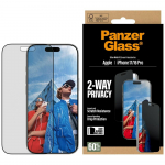 PanzerGlass Privaatsust tagav Ultra-Lai EasyAligner iPhone'ile 17 / 16 Pro