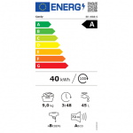 Candy | Washing Machine | BR 49B8-S | Energy efficiency class A | Front loading | Washing capacity 9 kg | 1400 RPM | Depth 60 cm | Width 60 cm | Display | LCD | Steam function | Wi-Fi | White