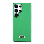 Lacoste Ikoniline Petit Pique Woven Logo MagSafe Kaas Samsung Galaxy S25 Ultra eest