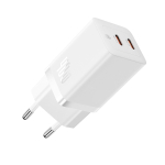 Baseus GaN5 Pro 40W 2xUSB-C seinalaadija - valge - OUTLET