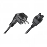 LIBOX LB0176 toitekaabel Euro 3-kontaktne C5 IEC 1,5m Hbriid standard C/E/F CEE 7/7 must