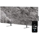 AENO Premium Eco Smart ahju, 700W, tempereeritud klaas, infrapunast + konvektsiooniga ktte tp, LED-ekraan, pistik: Euroopa (E/F tp), Antik Marmor, Valmistatud Poolas, Limited edition