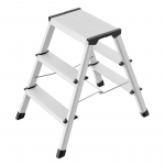 Folding step bench D60 StandardLine | aluminum | 2x3 steps