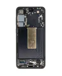LCD display + Touch Unit + Front Cover Samsung S916 Galaxy S23+ Phantom Black (Service Pack)