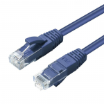 MicroConnect CAT6A UTP 0.3m Blue LSZH