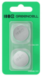 GREEN CELL Nuppu patarei 2x CR2032