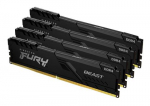 KINGSTON DIMM 128 GB DDR4-3200 (4x 32 GB) Quad-Kit (must, KF432C16BBK4/128, Beast, INTEL XMP)