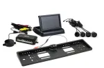 Amio Parkimisteetaja ssteem TFT02 4,3" koos HD-402-LED 4 sensoriga, must