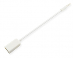 MicroConnect Adapter 3.5mm to USB A female White Color, 20cm