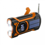 Xtorm Just in Case 5000 mAh htradio aurinkopaneelilla, musta/oranssi (8774125)