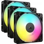 Corsair Rs120 Argb Computer Case Fan 12 Cm Black 3 Pc(S)