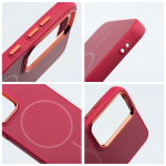 FRAME MAG COVER lemine kate, hildub MagSafe'iga, SAMSUNG S25 FE, magenta