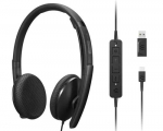 LENOVO 4XD1M45626 krvaklapid/peakomplekt Juhtmega Peapael USB C-tp Must