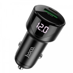 HOCO Z42 Car Charger USB QC3.0 + PD20W LED Black