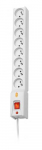 Lestar LX 810 G-A K.:SZ 1,5M pingeallika kaitsja Valge 8 pistikupesad 230 V 1,5 m
