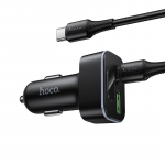 Hoco USB A + USB C PD QC3.0 48W autolaadija + USB C C kaabel Z63B must