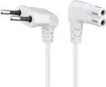 Goobay Toitekabel 1,5 m, valge, 1,5 m - Euro male (Type C CEE 7/16) Seadme pistik C7