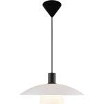 Nordlux Verona rippvalgusti, must/opaal (2010863001)