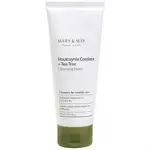 MARY AND MAY Houttuynia Cordata + Tea Tree Cleansing Foam - Puhtustav vaht probleemsetele nahale.