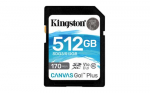 KINGSTON Canvas Go! Plus 512 GB SDXC (schwarz, UHS-I U3, Class 10, V30)