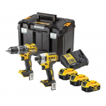 DeWalt DEWALT KOMPLEKTSET 18V DCK266P3T (DCD796+DCF887) 3x5.0Ah TSTAK