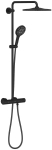 Hansgrohe Pulsify S Puro Showerpipe 260 1jet with Ecostat Fine Black 24236670