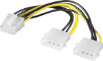 Akyga AKYGA ADAPTER PCI-E 8-PIN F / 2X MOLEX M AK-CA-29