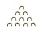 CoreParts Lower Roller Bushing Left Compatible parts, 10 pieces