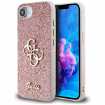 GUESS PU Likiv Glitter 4G Metallist Logo Kate Apple iPhone 16e jaoks