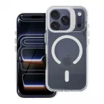OEM IPhone 17 Pro / 18 Pro jaoks kaitsekasv / Lens Mag Cover, sobiv MagSafe'iga, valge