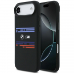 BMW Etui M Silicon Horizontal Line MagSafe do iPhone Air czarny