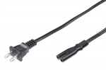 MicroConnect Power Cord US - C7 1.8m Black,