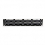 Black Box CAT5E PATCH PANEL 48 PORT JPM5E48A, Cat5e, Black, Rack