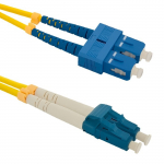 Qoltec Patchcord kiudoptiline SC/UPC LC/UPC | SM | 9/125 | G652D | 1m
