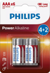Philips LR03P6BP/10 Power Alkaline AAA / 6 pcs