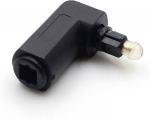 Fuj:tech TOSLINK 90-kraadise nurgaadapter (DN-25920BK)