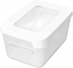 Orthex Smartstore Snack tihe tiivikuga karbis 0,45 l, lkitav valge (7833010)