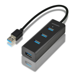 AXAGON Laadimisjaotur HUE-S2B 4x USB 3.2 Gen 1, MicroUSB laadimispistik