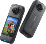 Insta360 X4 Action Sports Camera 72MP 8K Ultra HD CMOS 25.4 / 2 mm (1 / 2) Wi-Fi, Black