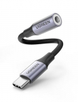 UGREEN 80154 mobiiltelefoni kaabel Must, Hall USB C 3.5mm
