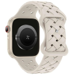 Beline pasek Apple Watch Silikoonist kootud 38/40/41mm beowy /starlight box