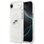Karl Lagerfeld Etui IML Glitter Karl AND Choupette Heads Logo MagSafe iPhone'ile Air, hall