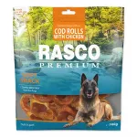 Rasco Gardums koertele - Premium Snack kalarullid kanaliha kattega 500 g