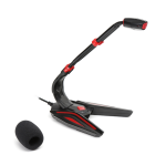 Varr VGMD2 Microphone For Gaming | Podcast | Streams Black + Pop filter