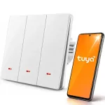 Qoltec Nutikas 3-pine valgustik | Wi-Fi | Ajastaja | Tuya | Smart life | Valge